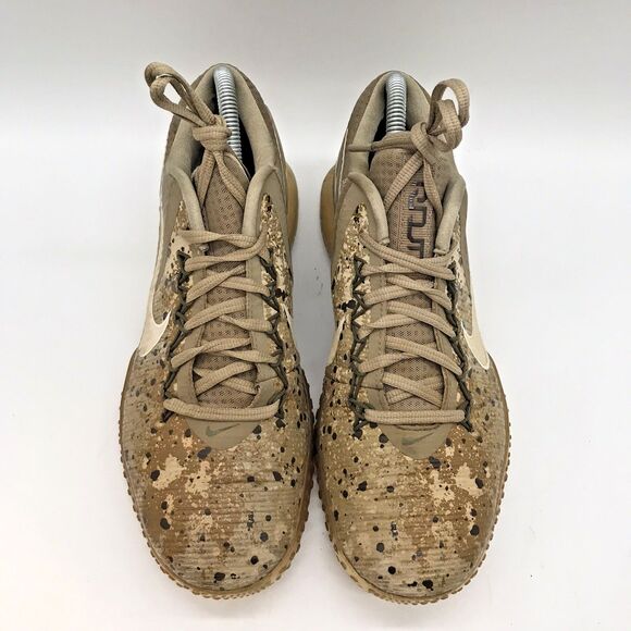 Nike Zoom Mike Trout 3 TF Oatmeal Baseball Turf Shoes 844628-211 Men's 7 Low Top - Picture 5 of 13